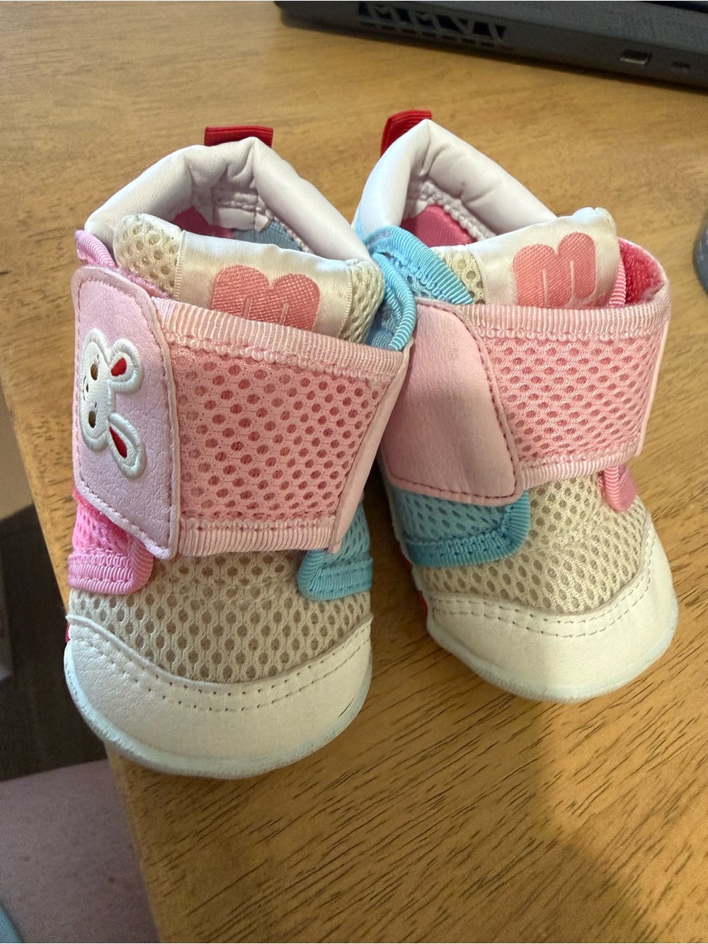 Miki house Double Raschel First Walker Shoes size 12